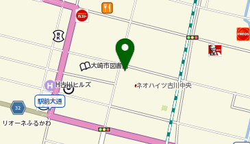 マージャンサロンニュー西湖の地図画像