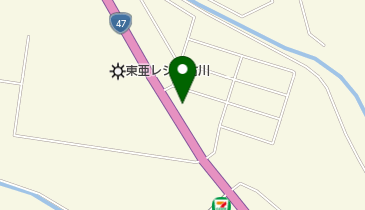 レストランふじの地図画像