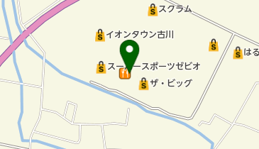 まるまつ 古川店の地図画像