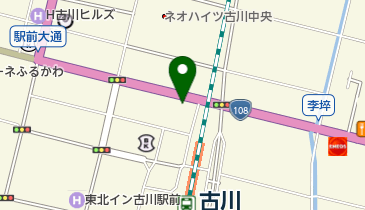 東北労働金庫 古川支店の地図画像