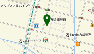 宮城県北部児童相談所の地図画像