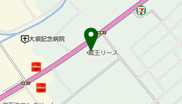 蔵王リース株式会社蔵王営業所の地図画像