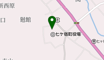 七ヶ宿町 公民館の地図画像