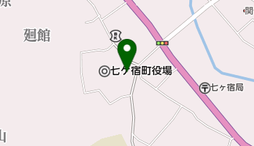 七ケ宿町森林組合の地図画像