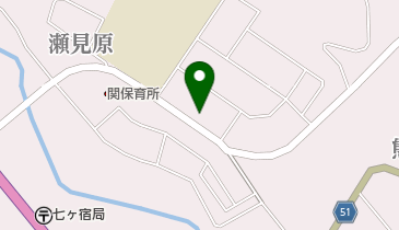 春山建設株式会社七ヶ宿営業所の地図画像