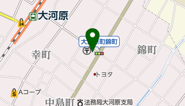 有限会社ダブルストーン大河原の地図画像