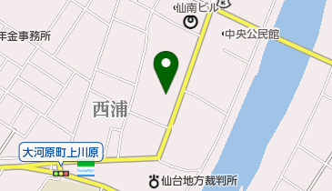 大河原カトリック教会の地図画像