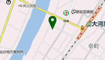 日本基督教団大河原教会の地図画像