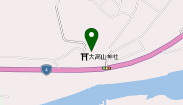 大高山神社の地図画像