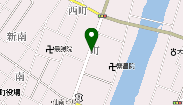 有限会社小熊生花店大河原店の地図画像