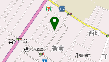 大河原調剤薬局の地図画像