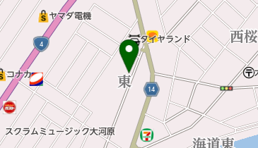 水上理容の地図画像