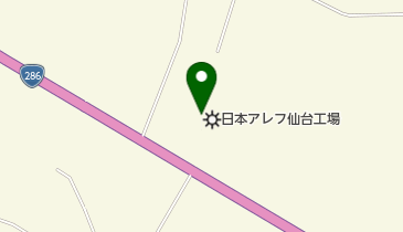 株式会社日本アレフ仙台工場の地図画像