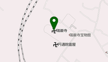 瑞巌寺博物館青龍殿の地図画像