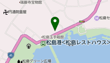 尾張屋物産店の地図画像