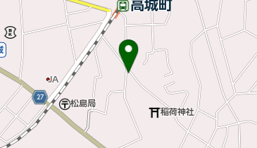 赤間理容所の地図画像