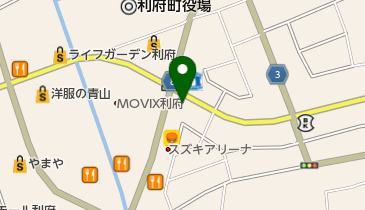 メガネの相沢利府店の地図画像