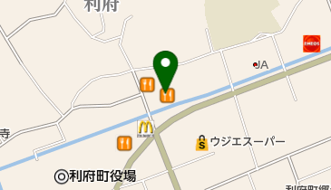 レストランまるまつ利府店の地図画像