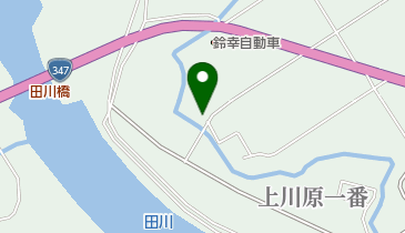 田川美容室の地図画像