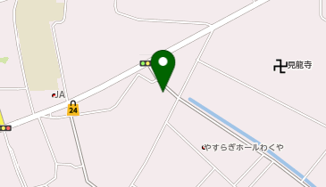 社会福祉法人共生の森の地図画像