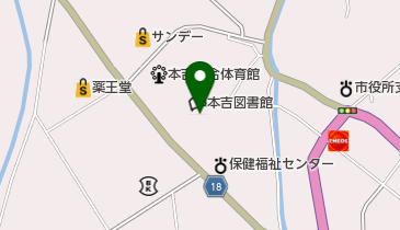 気仙沼市 本吉公民館の地図画像