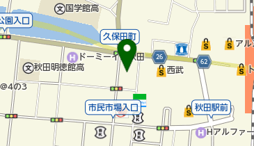 株式会社アートネイチャー 秋田店の地図画像