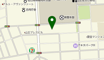 秋田県市町村会館管理組合の地図画像