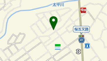 合気修練道場の地図画像