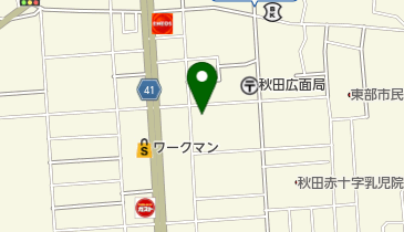 少林寺拳法秋田東道院の地図画像