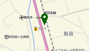 花楯産業株式会社秋田営業所の地図画像