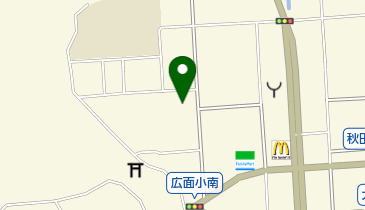 秋田恵みキリスト教会の地図画像