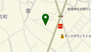 新屋キリスト教会の地図画像