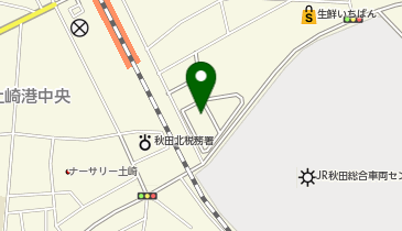 秋田北小売酒販組合の地図画像