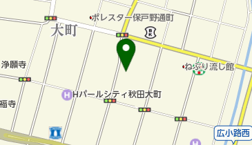 GLA秋田の地図画像