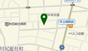 秋田県林業労働対策基金(公益財団法人)の地図画像