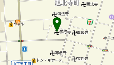 願行寺の地図画像