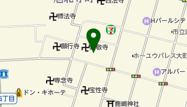 長松寺の地図画像