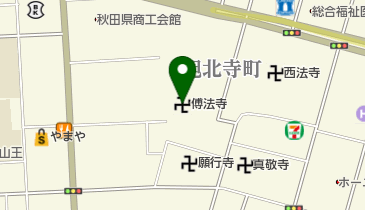 伝法寺の地図画像