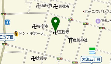 宝性寺の地図画像