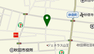 有限会社クローム秋田の地図画像