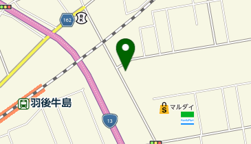 古ほんや板澤書房の地図画像