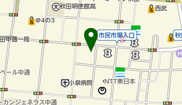 野村證券株式会社秋田支店の地図画像