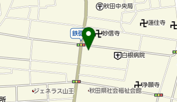 丸高精肉店の地図画像