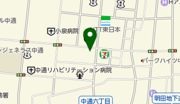 矢留食肉直売所の地図画像