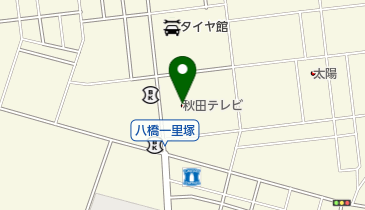 AKT秋田テレビフラワーセンターの地図画像