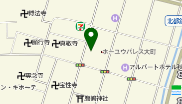 秋田ジャパン代行社の地図画像