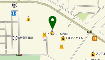 イオンモール秋田の地図画像