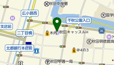 カットインセゾン キャッスル店の地図画像