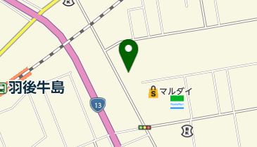 鎌田美容院の地図画像