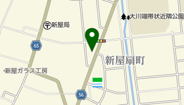 美容室詩季 南新屋店の地図画像